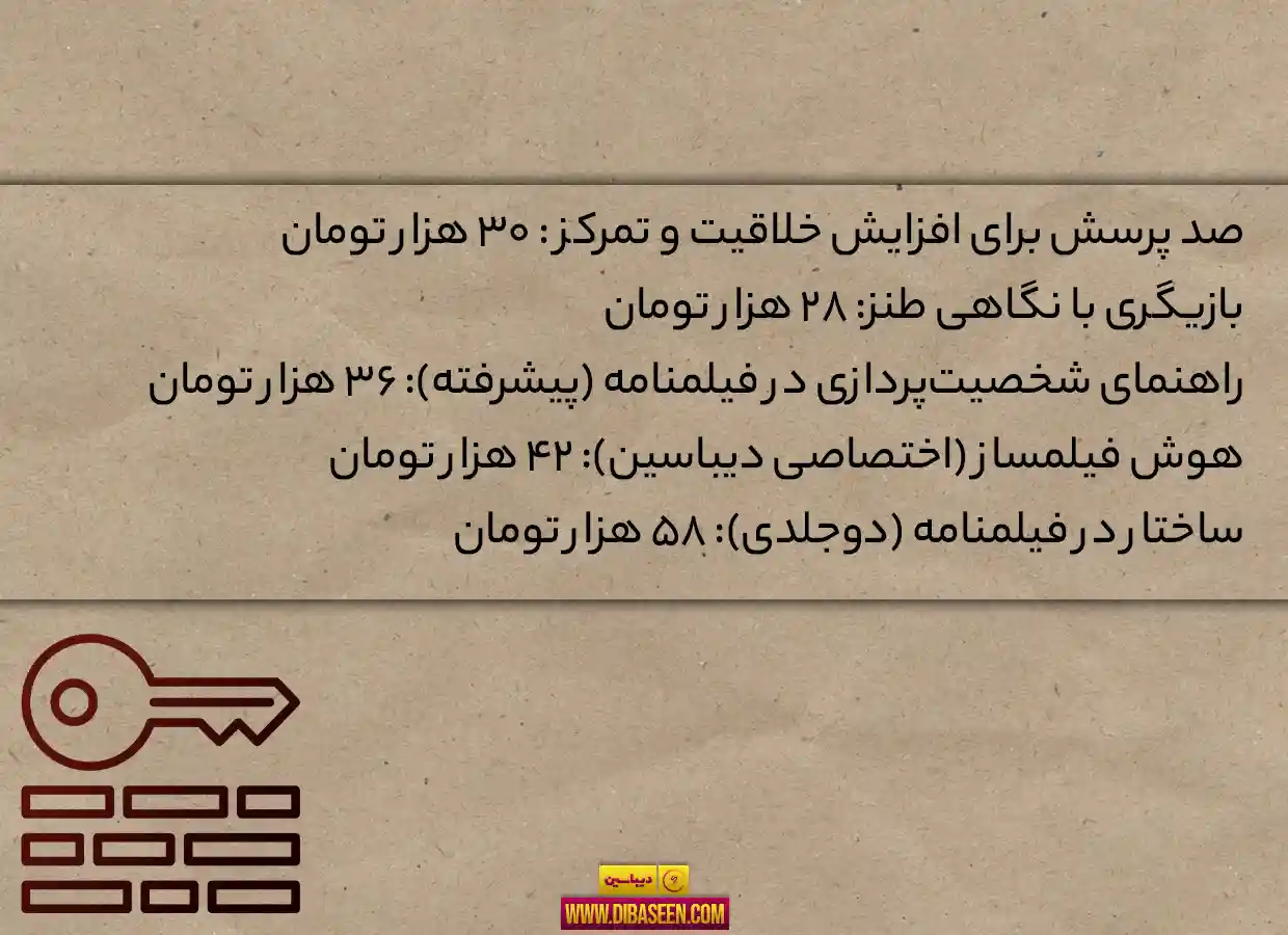 جزوه های آموزشی فیلمنامه نویسی با 70 درصد تخفیف!!