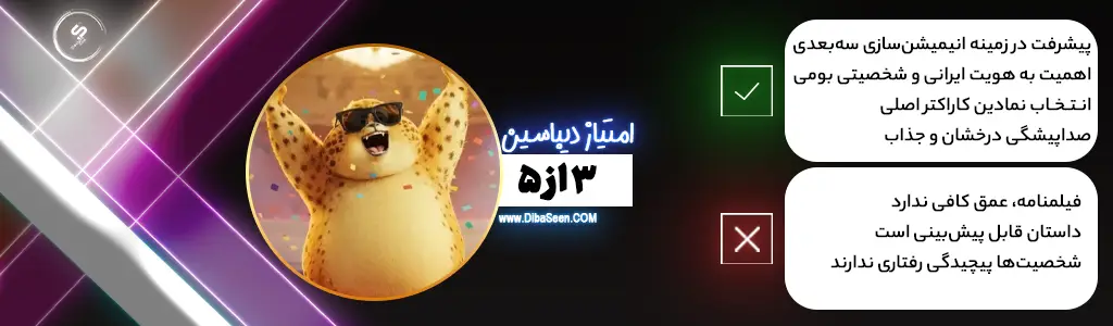 امتیاز به انیمیشن یوز