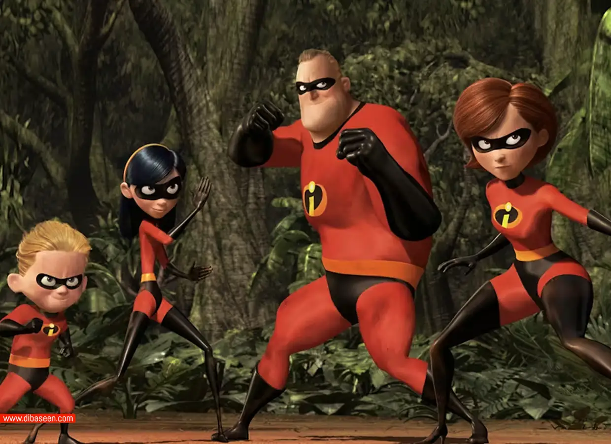 انیمیشن مهیج The Incredibles - شگفت‌انگیزان