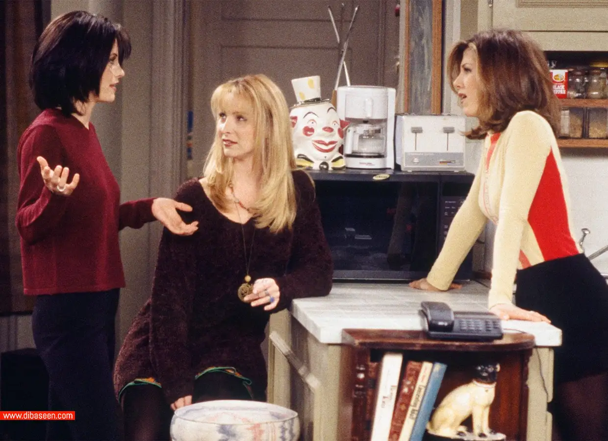 تعامل و شیمی بین شخصیت های فرندز